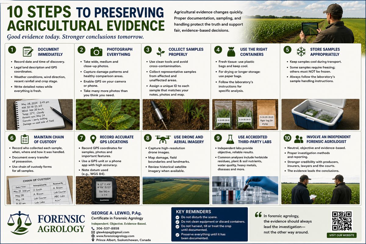 How to Preserve Agricultural Evidence
